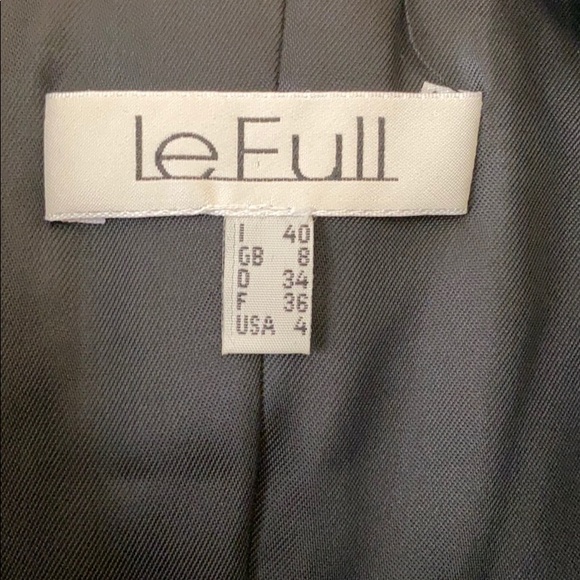 Vintage le Full black velvet jacket - Picture 5 of 7